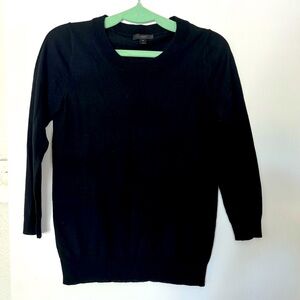 J. Crew Merino Wool Classic Black Sweater Sz. XS